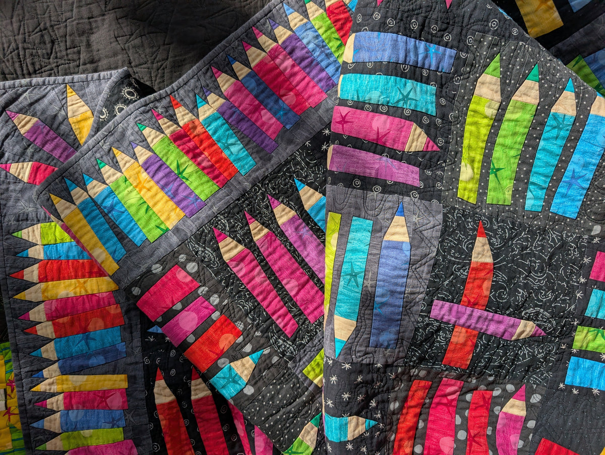 Pencilz Quilt Pattern PDF