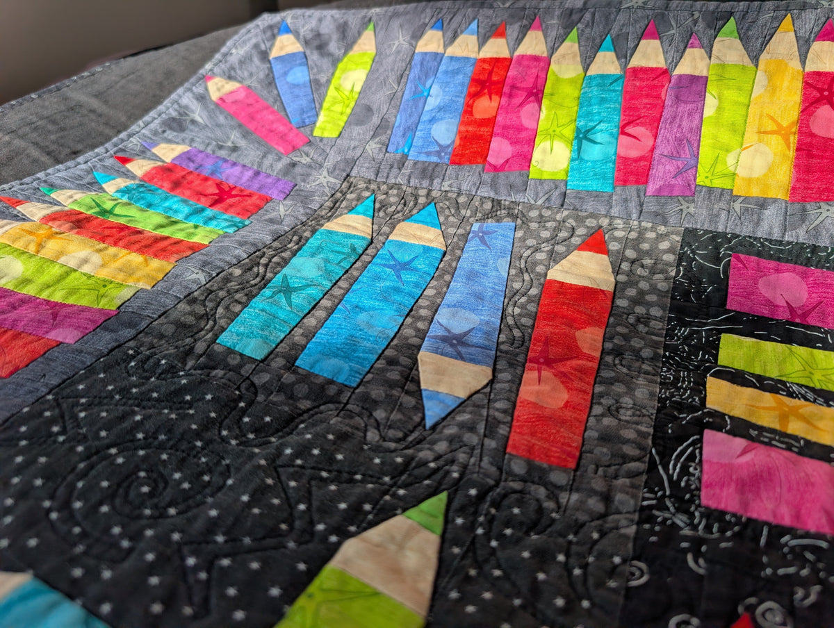 Pencilz Quilt Pattern PDF