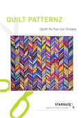 Quilt As You Go Strippy Quilting Pattern Front Page