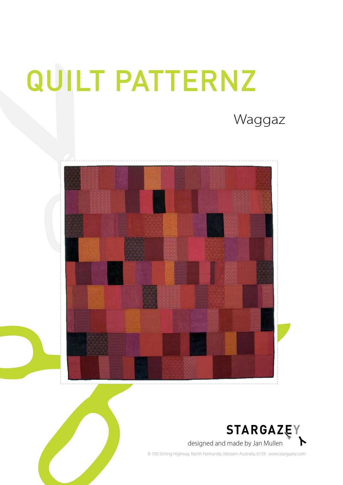 waggaz | Free Quilting Pattern to use up scraps of fabric