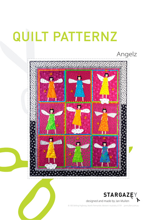 Angelz Quilting Pattern Front Page