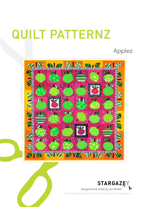 Applez Quilting Pattern Front Page