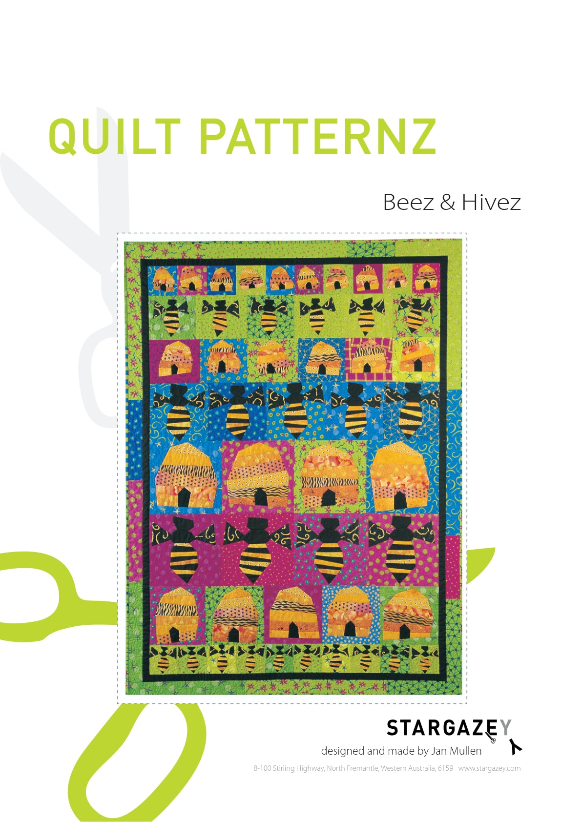 Beez and Hivez Quilting Pattern Front Page