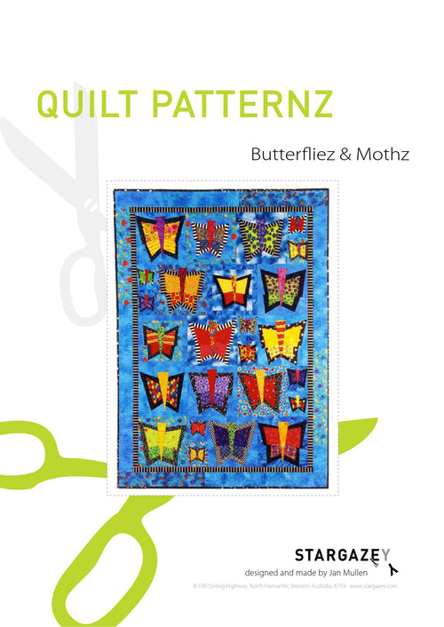 Butterfliez Quilting Pattern Front Page
