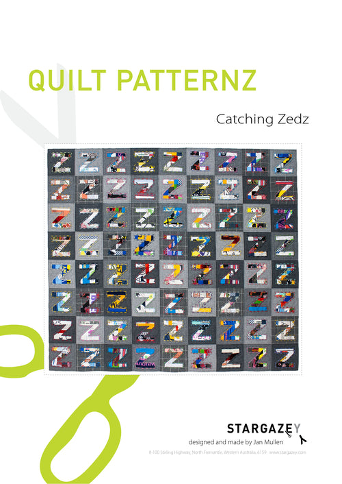 Catching Zedz Quilting Pattern Front Page