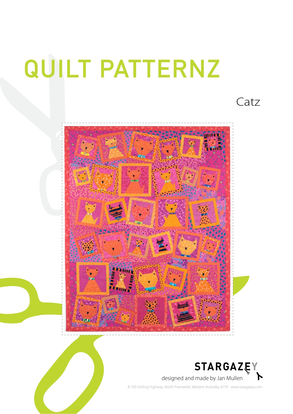 Catz Quilting Pattern Front Page
