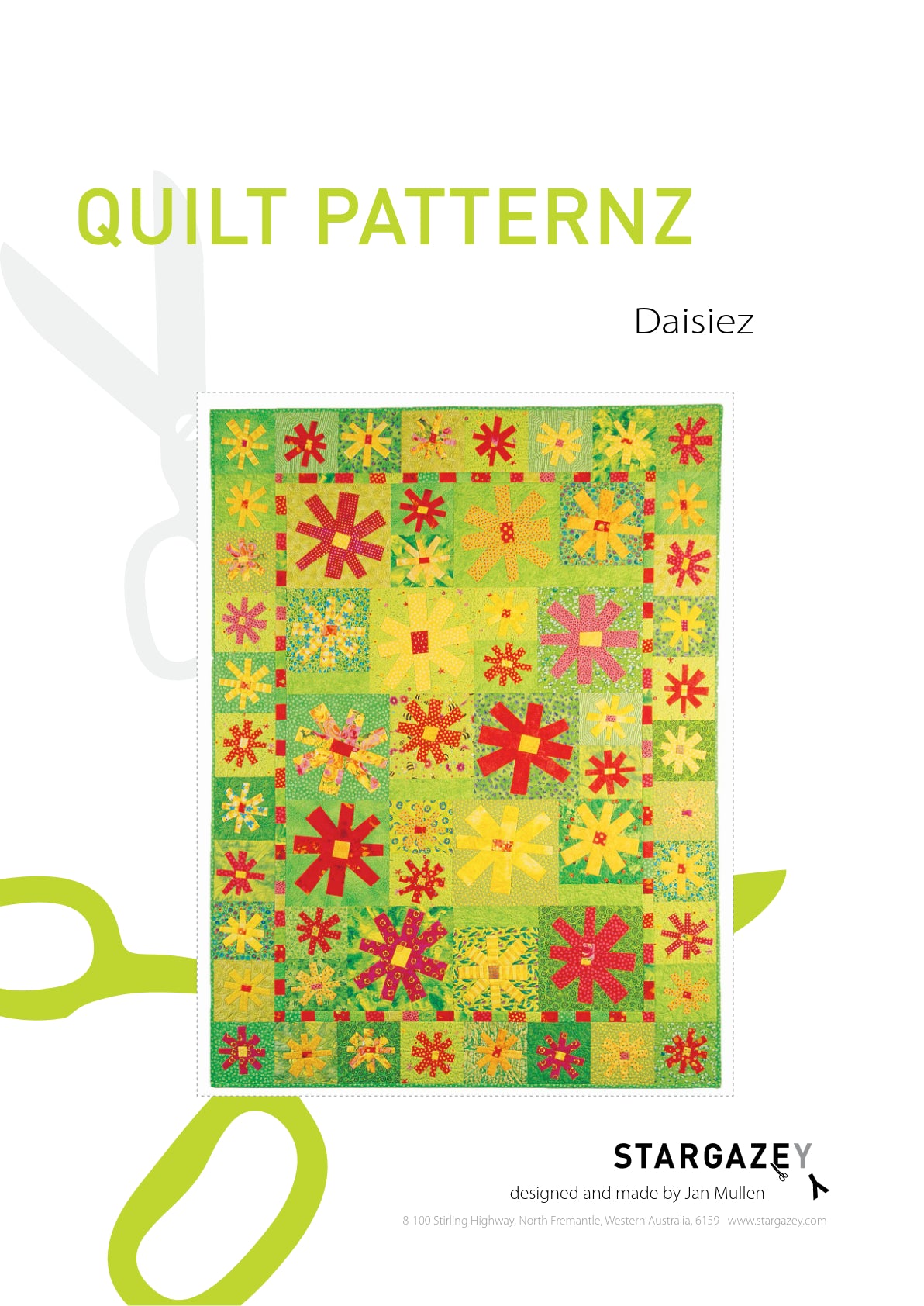 Daisiez Quilting Pattern Front Page