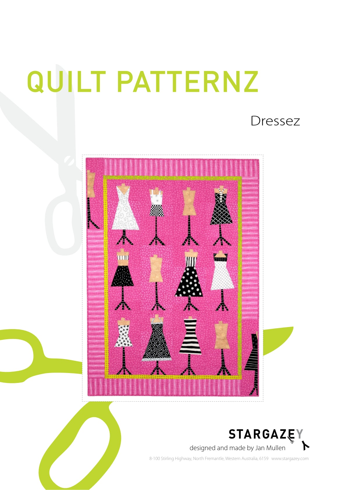 Dressez Quilting Pattern Front Page