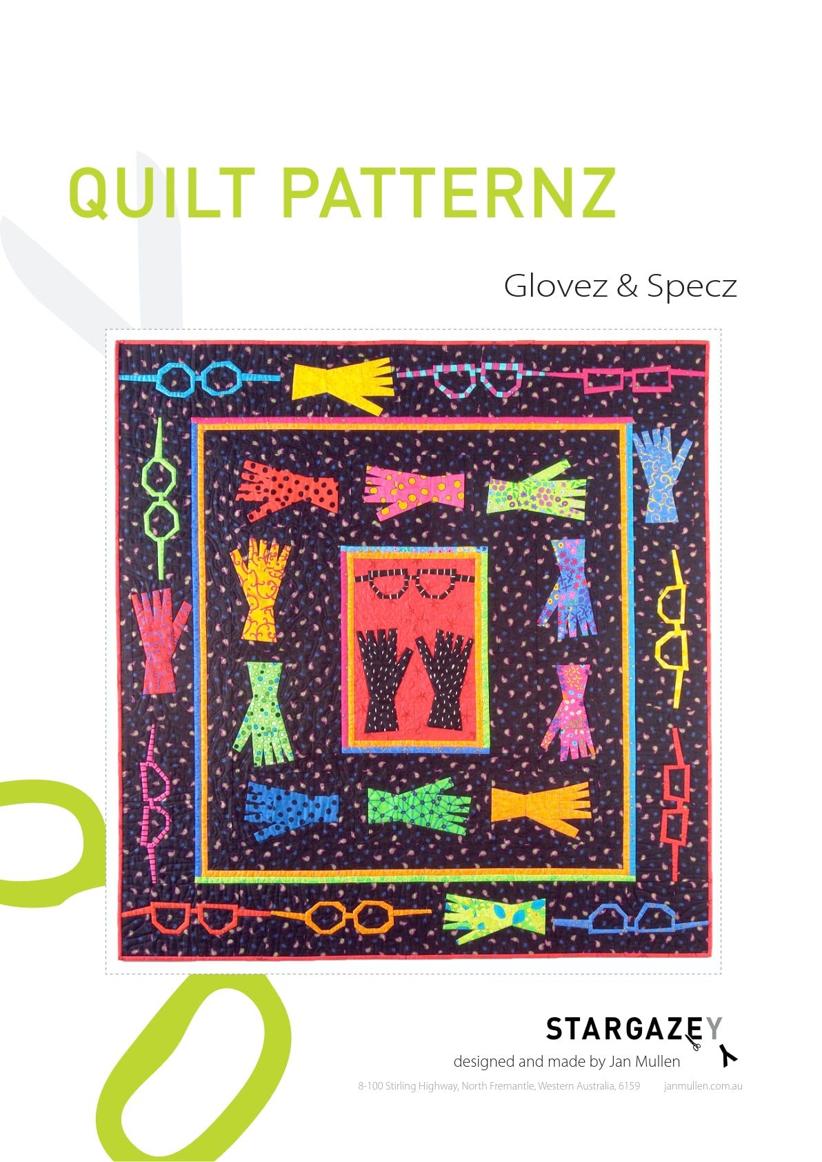 Glovez and Specz Quilting Pattern Front Page