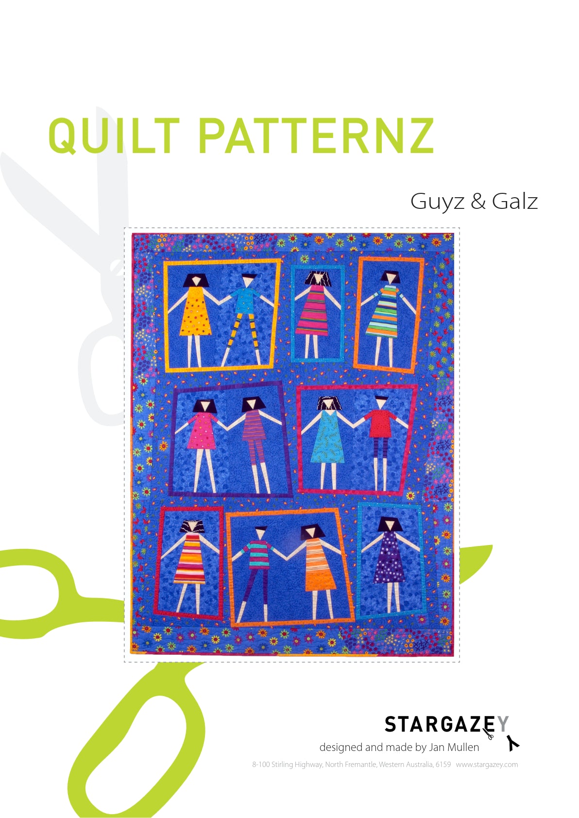 Guyz and Galz Quilting Pattern Front Page