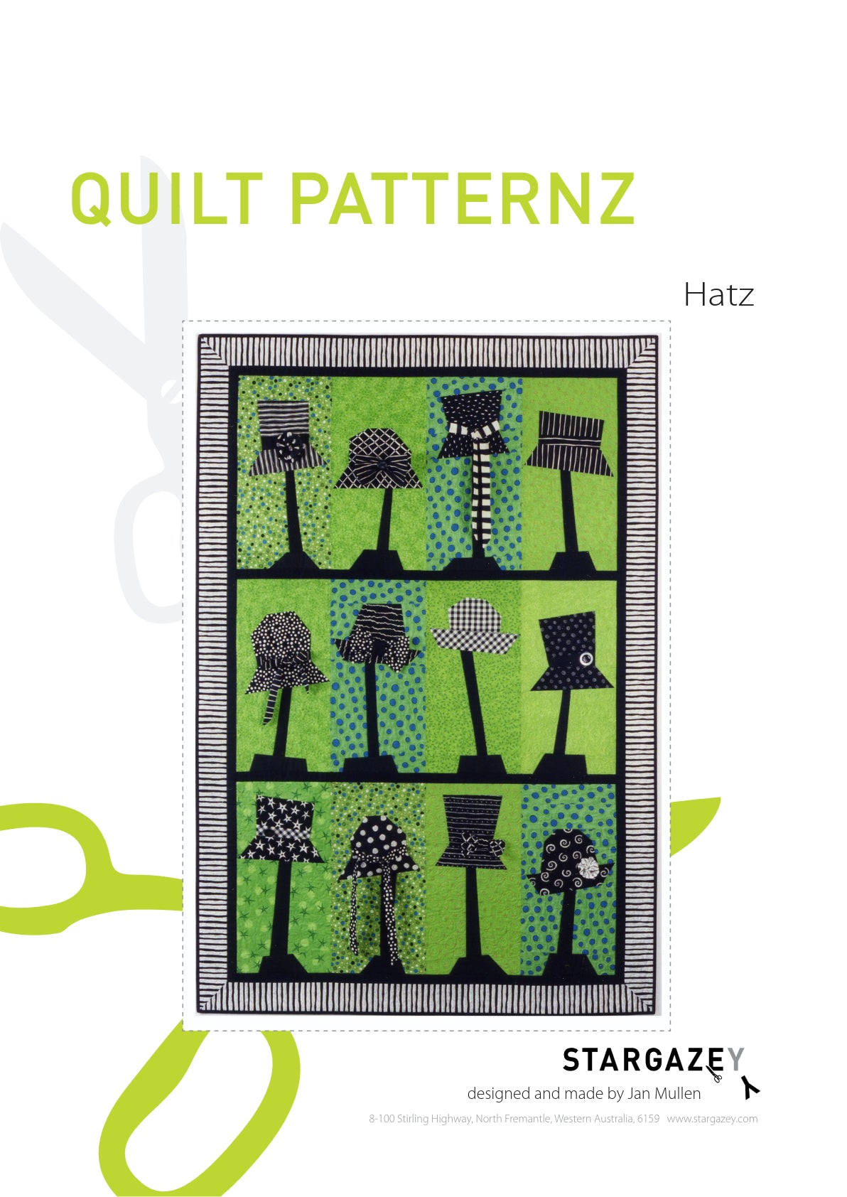 Hatz Quilting Pattern Front Page