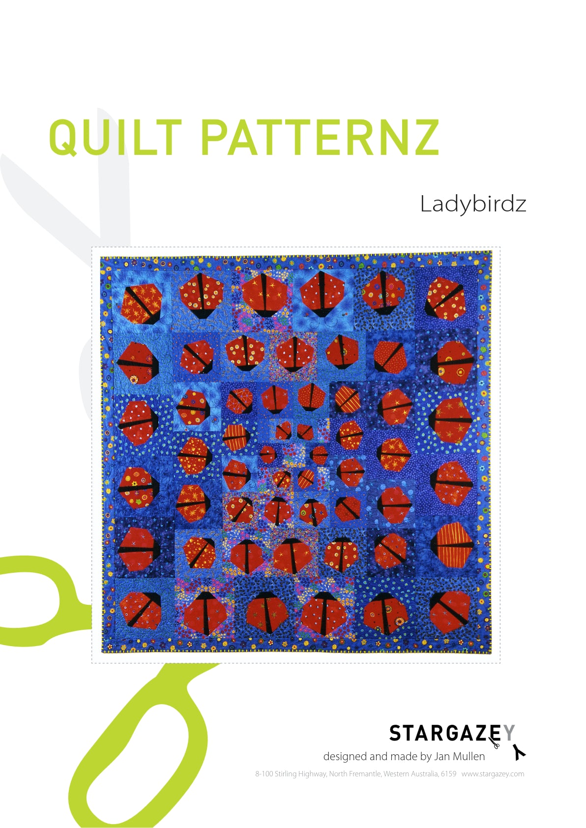 Ladybirdz Quilting Pattern Front Page