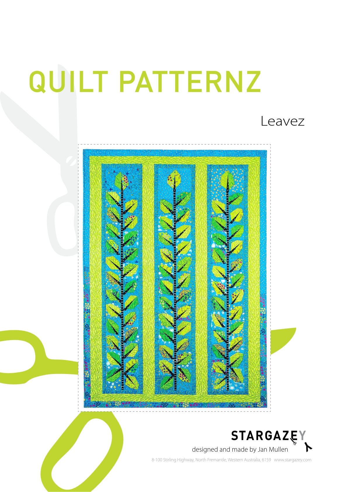Leavez Quilting Pattern Front Page