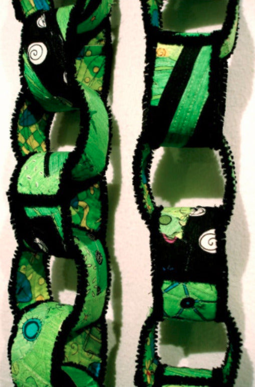 party chainz | Free Textiles Pattern to use up scraps of fabric